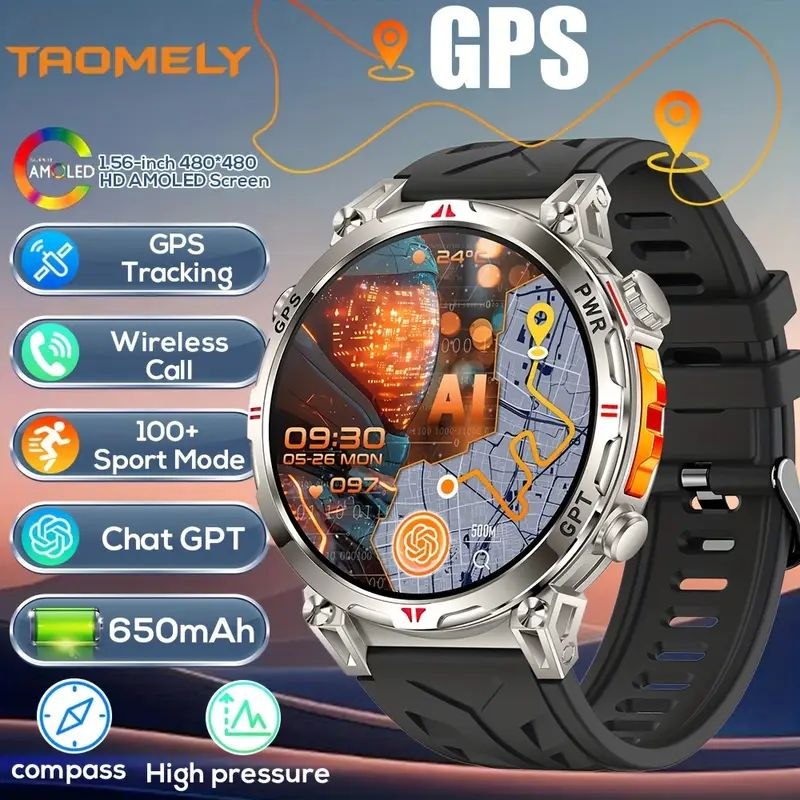 SMARTWATCH MILITAR CON IA Y GPS EN TIEMPO REAL K92