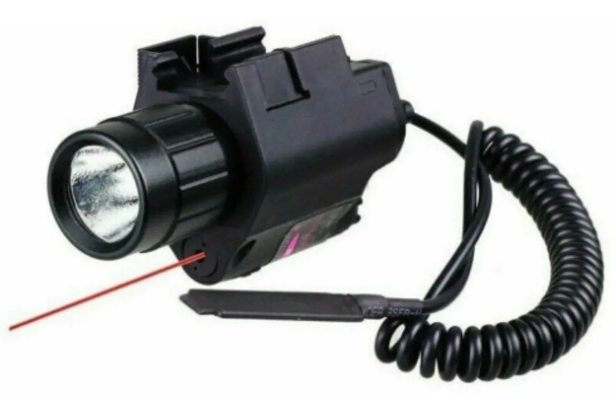 LINTERNA DE CAZA DE RAPIDO MONTAJE 800 LUMENS CON LÁSER