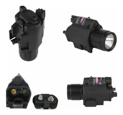 LINTERNA DE CAZA DE RAPIDO MONTAJE 800 LUMENS CON LÁSER