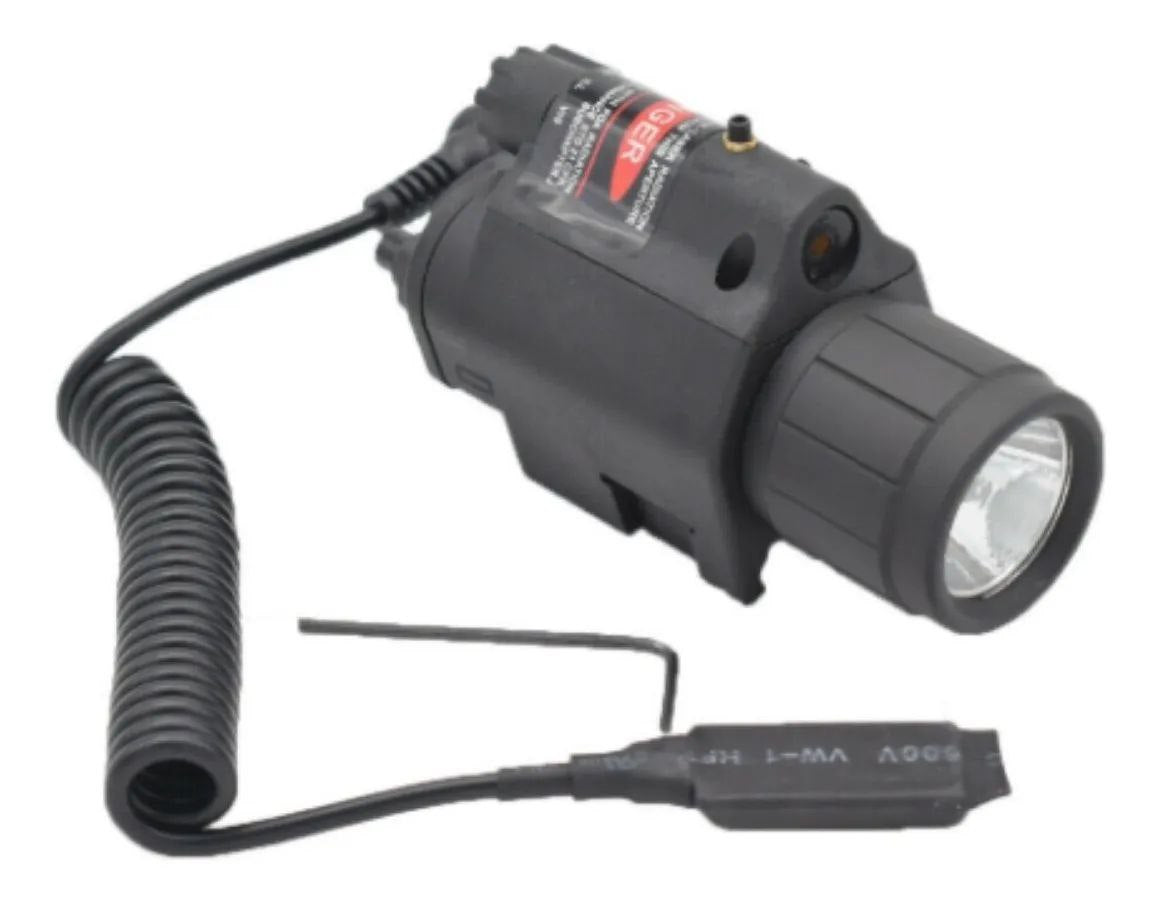 LINTERNA DE CAZA DE RAPIDO MONTAJE 800 LUMENS CON LÁSER