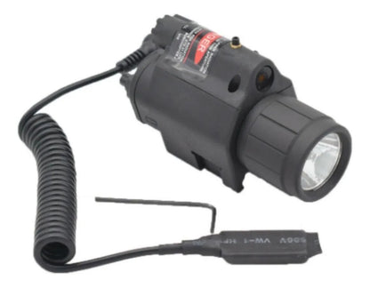 LINTERNA DE CAZA DE RAPIDO MONTAJE 800 LUMENS CON LÁSER