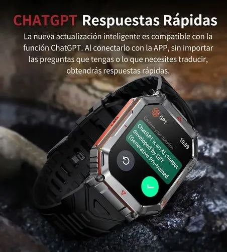 Reloj Inteligente Titan Táctico AI GPT