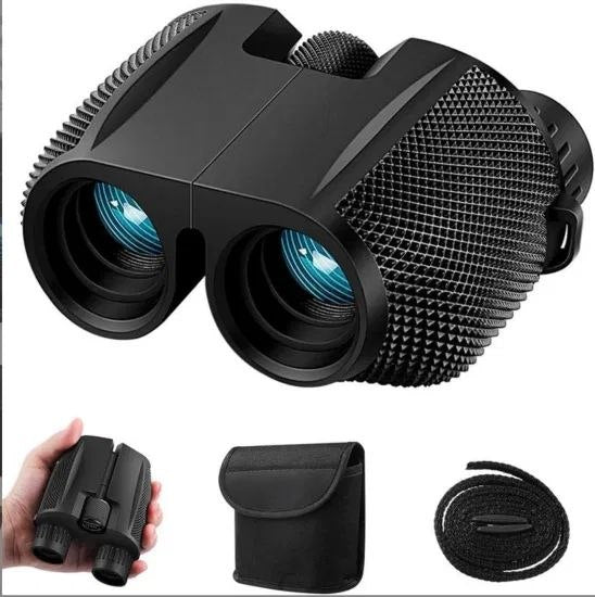Binoculares Compactos Plegables HD 10x25