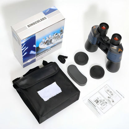 BINOCULARES CON BRUJULA 80X80 HD