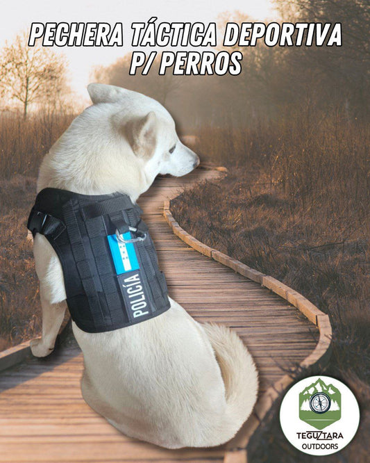 Pechera Táctica P/Perros Incluye Correa
