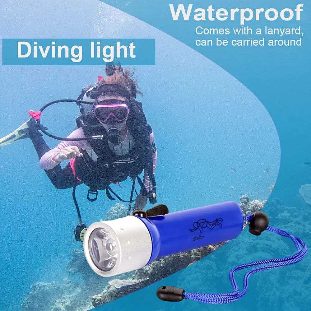 LINTERNA DE BUCEO SKYLIGHT CON LANYARD DE SUJECION