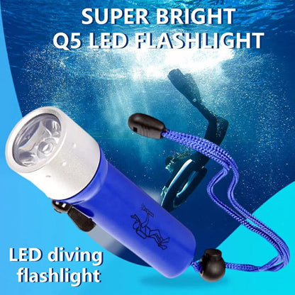 LINTERNA DE BUCEO SKYLIGHT CON LANYARD DE SUJECION