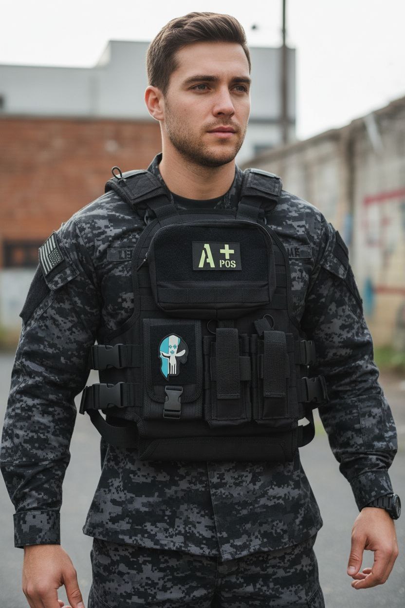 Chleco Táctico Molle Nylon Texturizado 1000D