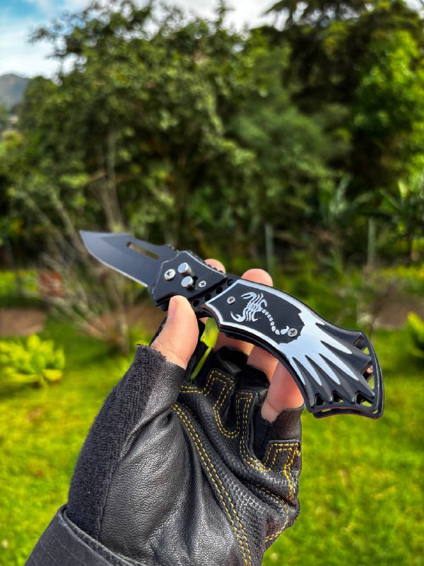 NAVAJA POCKET AUTOMATICA PLEGAGLE SCORPION CLIP SUJECION