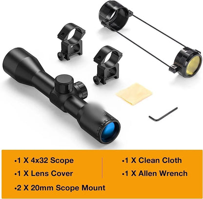 MIRA TELESCOPIO 4X32 GEN TYPE ILUMINADA