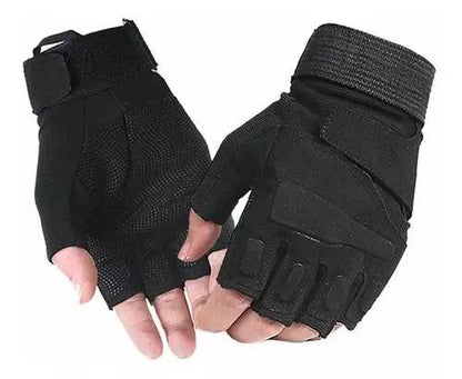 GUANTES TACTICOS DEPORTIVOS MICROFIBRA AJUSTE DE MUÑECA ANTISKIP