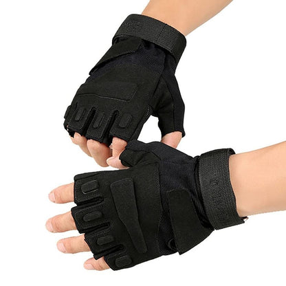 GUANTES TACTICOS DEPORTIVOS MICROFIBRA AJUSTE DE MUÑECA ANTISKIP