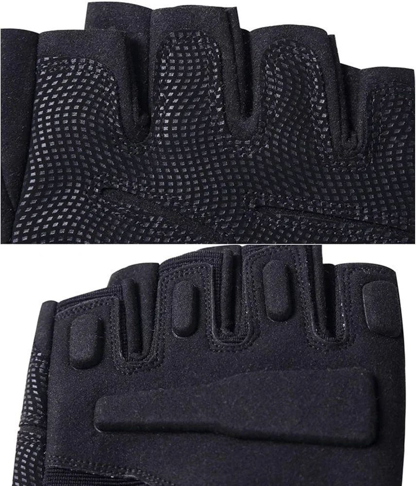 GUANTES TACTICOS DEPORTIVOS MICROFIBRA AJUSTE DE MUÑECA ANTISKIP