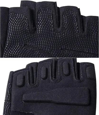 GUANTES TACTICOS DEPORTIVOS MICROFIBRA AJUSTE DE MUÑECA ANTISKIP