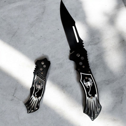 NAVAJA POCKET AUTOMATICA PLEGAGLE SCORPION CLIP SUJECION