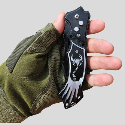 NAVAJA POCKET AUTOMATICA PLEGAGLE SCORPION CLIP SUJECION