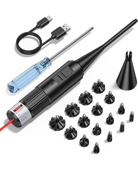 Kit Colimador Láser Universal con 32 adaptadores