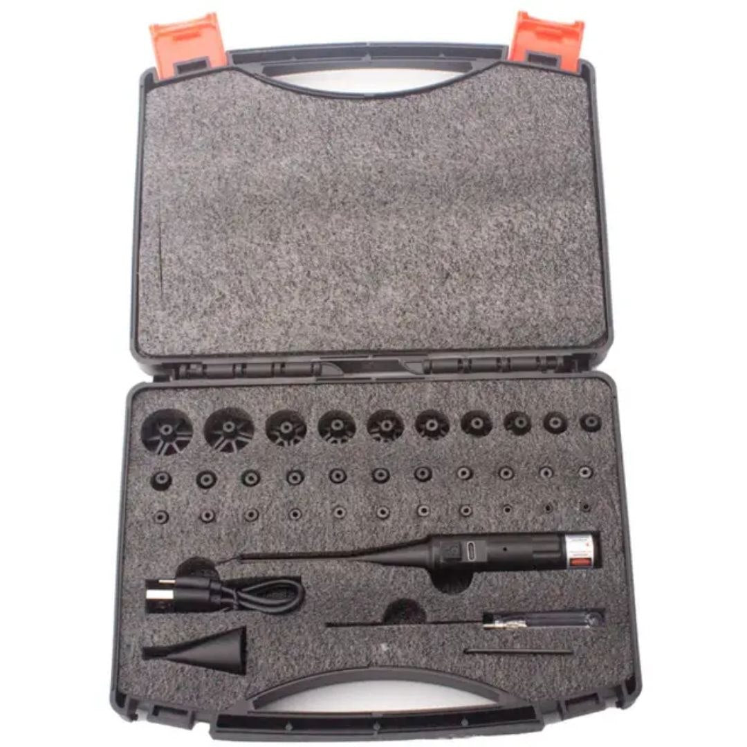 Kit Colimador Láser Universal con 32 adaptadores