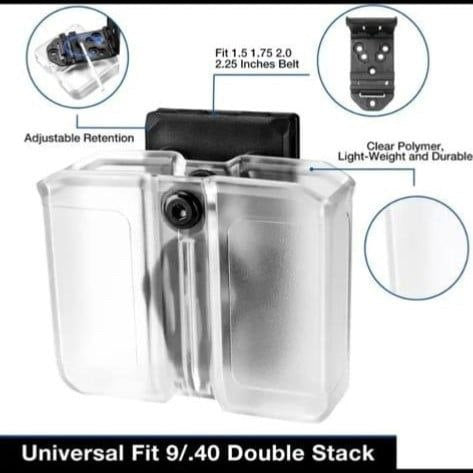 Portacargador Doble Universal Acbado Tipo Frost