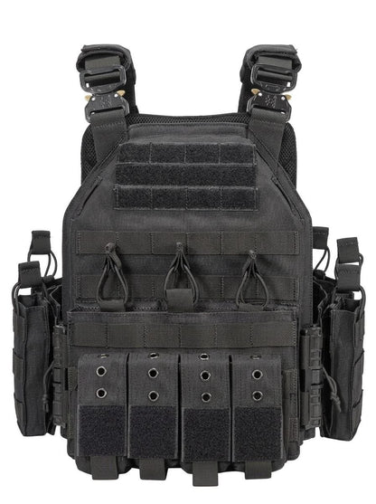 CHALECO TACTICO DEPORTIVO MOLLE.SYSTEM NYLON 1000D RAPIDA LIBERACION