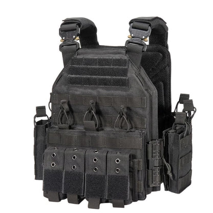 CHALECO TACTICO DEPORTIVO MOLLE.SYSTEM NYLON 1000D RAPIDA LIBERACION