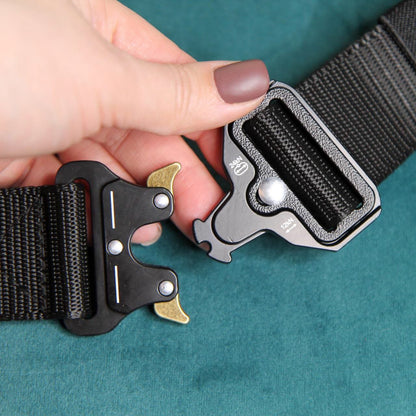 CINTURÓN TÁCTICO  HEBILLA RÁPIDA LIBERACIÓN