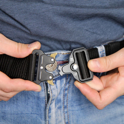 CINTURÓN TÁCTICO  HEBILLA RÁPIDA LIBERACIÓN