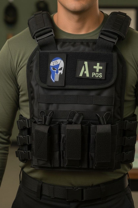Chaleco Táctico Espartano #5 / Bolso Almacenamiento en Pecho