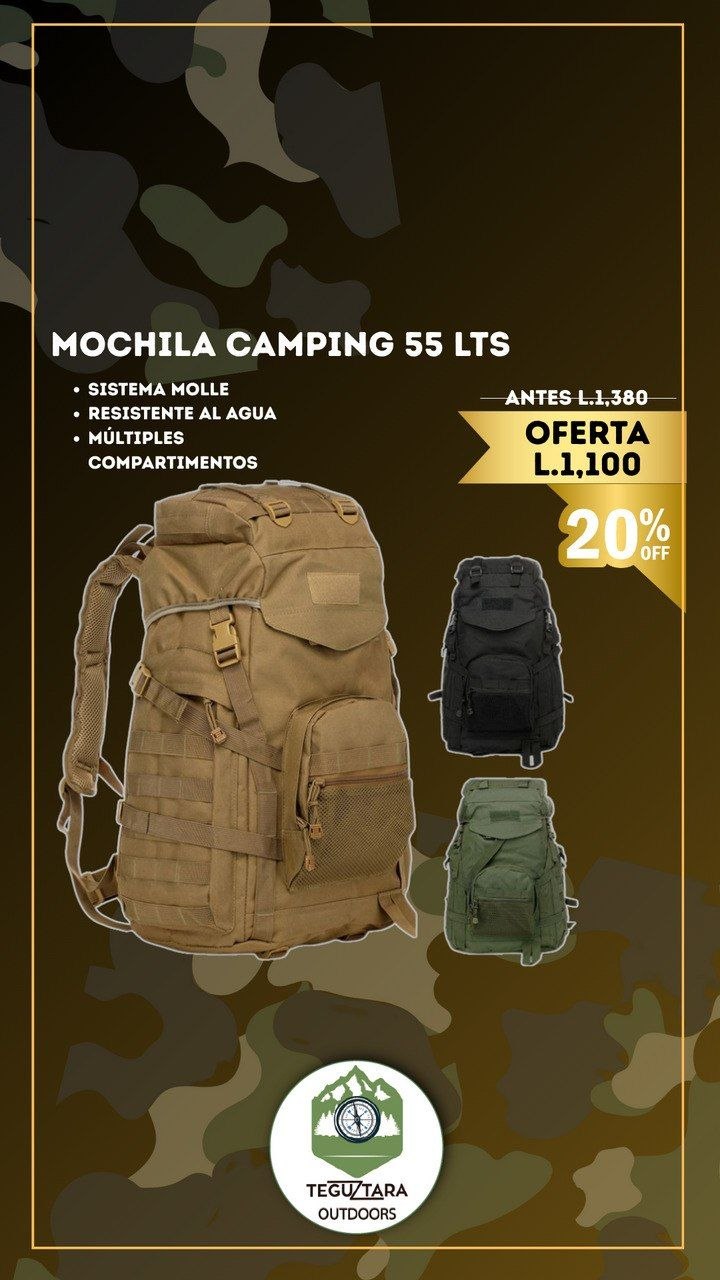 Mochilas 20% Descuento