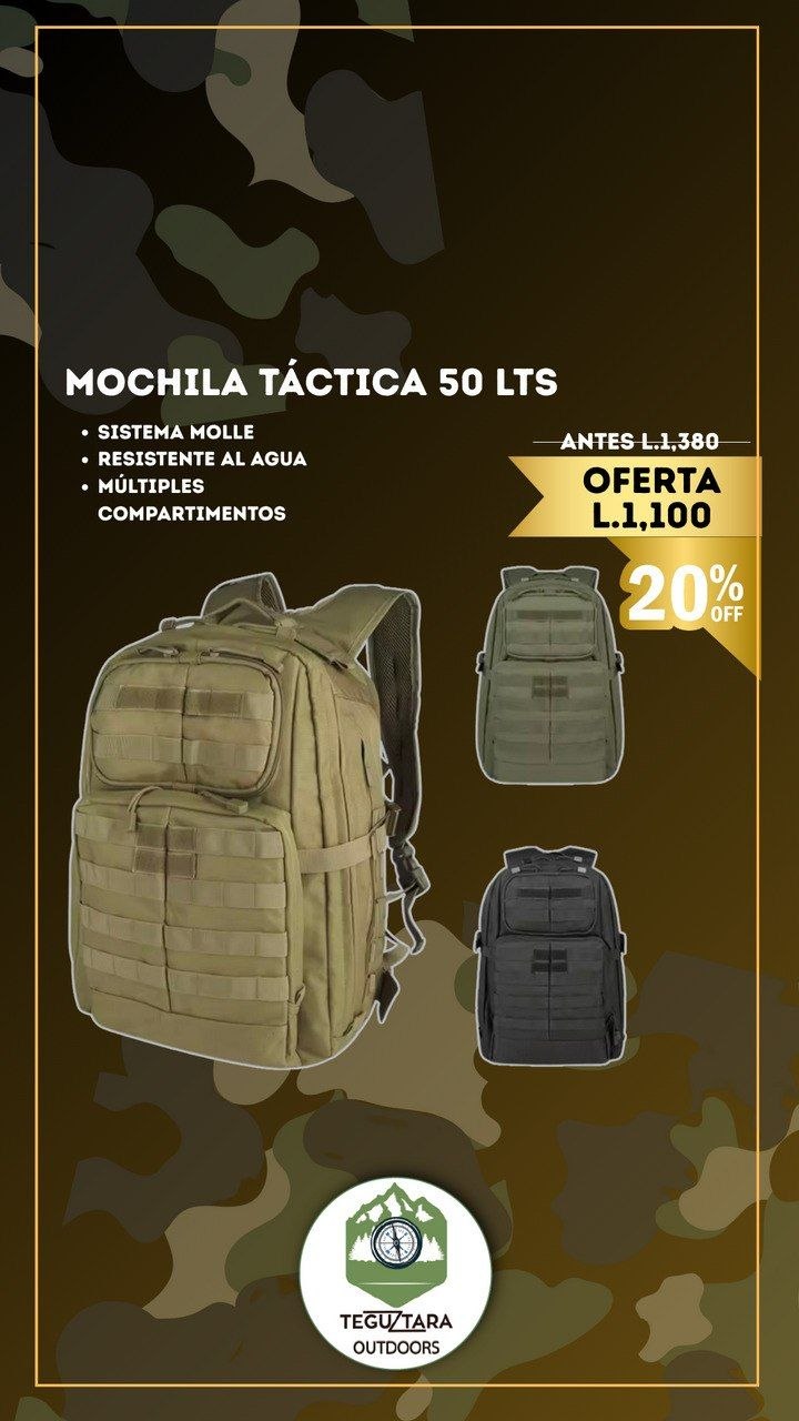 Mochilas 20% Descuento