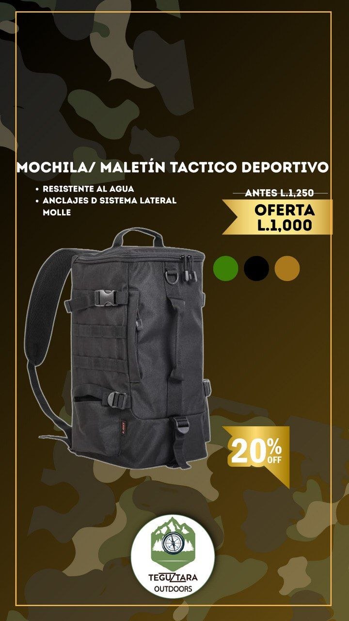 Mochilas 20% Descuento