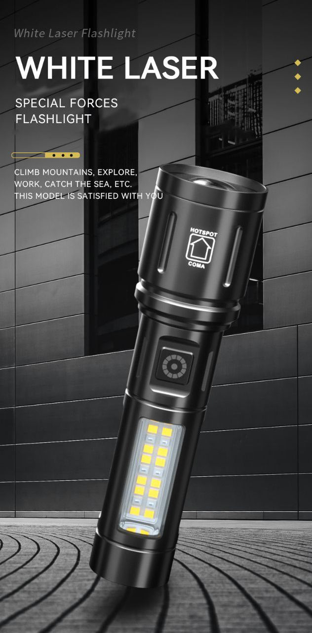 Linterna tactica deportiva laser wick de largo alcance