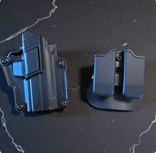 FUNDA ARMA MEGAFITGEN2 + PORCARGADOR DOBLE