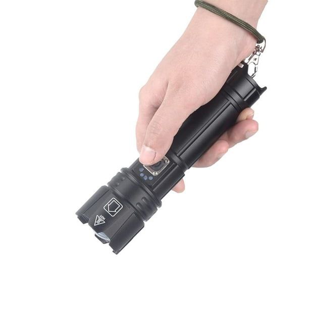 LINTERNA TACTICA DEPORTIVA RECARGABLE DE ALTA LUMINOSIDAD