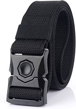 CINTURON TACTICO DEPORTIVO CON SISTEMA DE RAPIDA LIBERACION NYLON LONA MILITAR ALTA DURACION RESISTENCIA