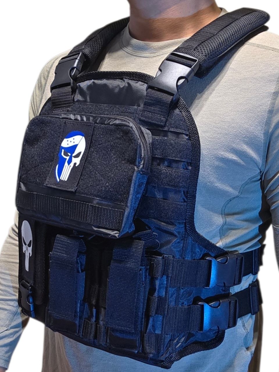 Chleco Táctico Molle Nylon Texturizado 1000D