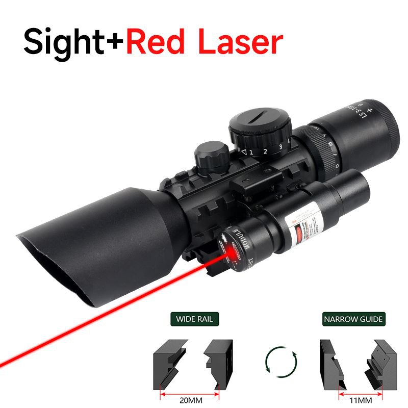 MIRA M9 LS 3-10X42E 2 en 1 TELESCOPIO AJUSTABLE Y LASER