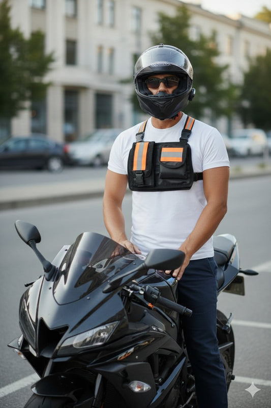 PECHERA TACTICA DEPORTIVA BANDAS REFLECTIVA DESMONTABLE  / GRADO MILITAR