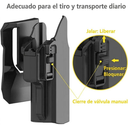 FUNDA IPSC UNIVERSAL 9MM INYECCION POLIMERO