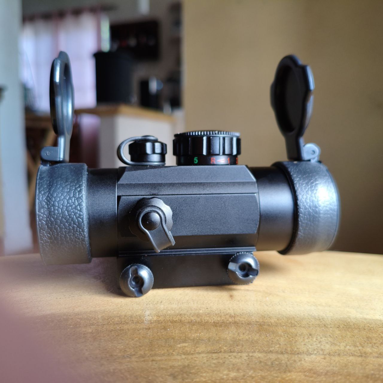 MIRA HOLO SIGHT RED GREEN DOT 20MM 1X40 PROTECCION ANTIDUST 5 RETICULAS