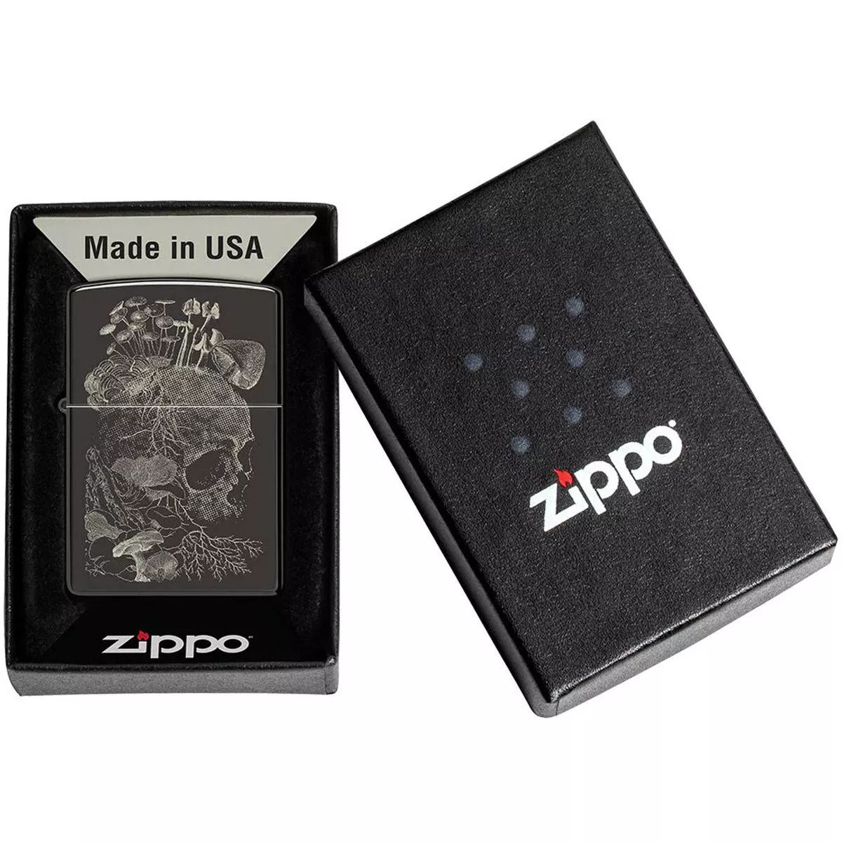 ZIPPO 48590 SKULL MUSHROOM