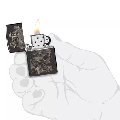 ZIPPO 48590 SKULL MUSHROOM