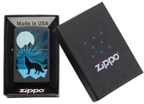 ZIPPO 29864 WOLF AND MOON