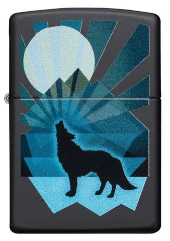 ZIPPO 29864 WOLF AND MOON