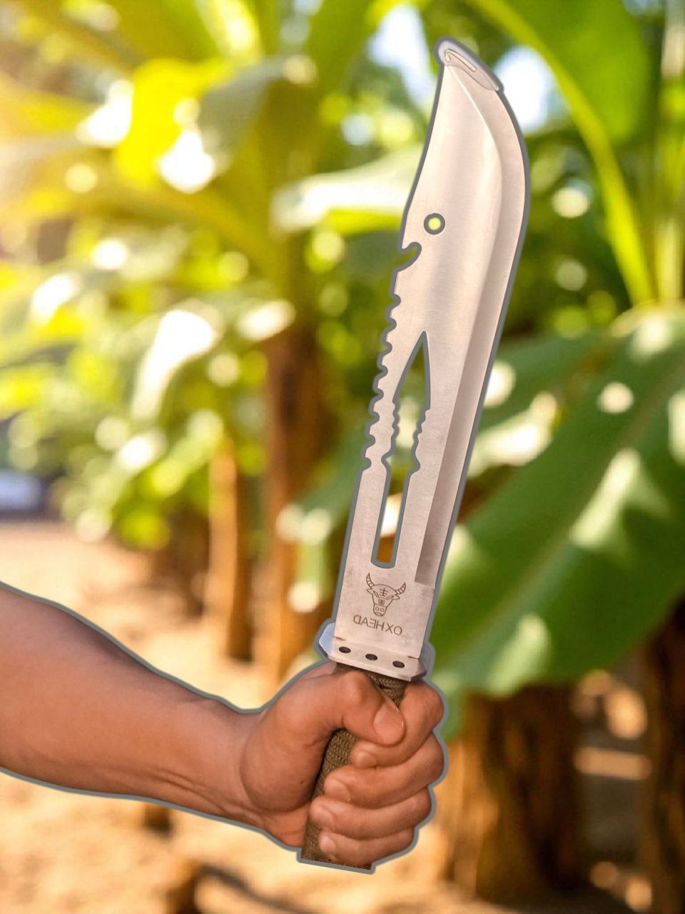 CUCHILLO MACHETE SAMURAI   MANGO PARACORD 69 CMS