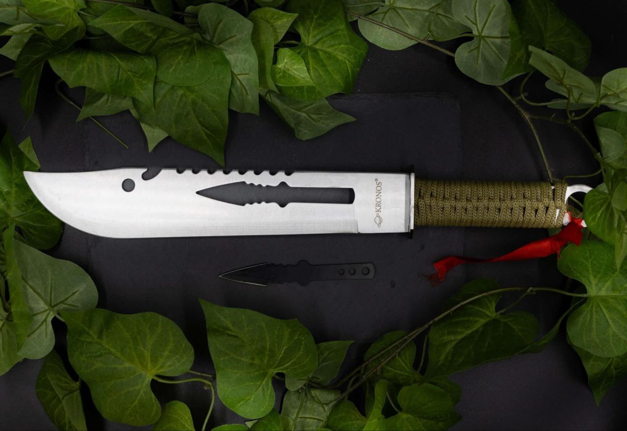 CUCHILLO MACHETE SAMURAI   MANGO PARACORD 69 CMS