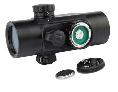 MIRA HOLO SIGHT RED GREEN DOT 20MM 1X40 PROTECCION ANTIDUST 5 RETICULAS