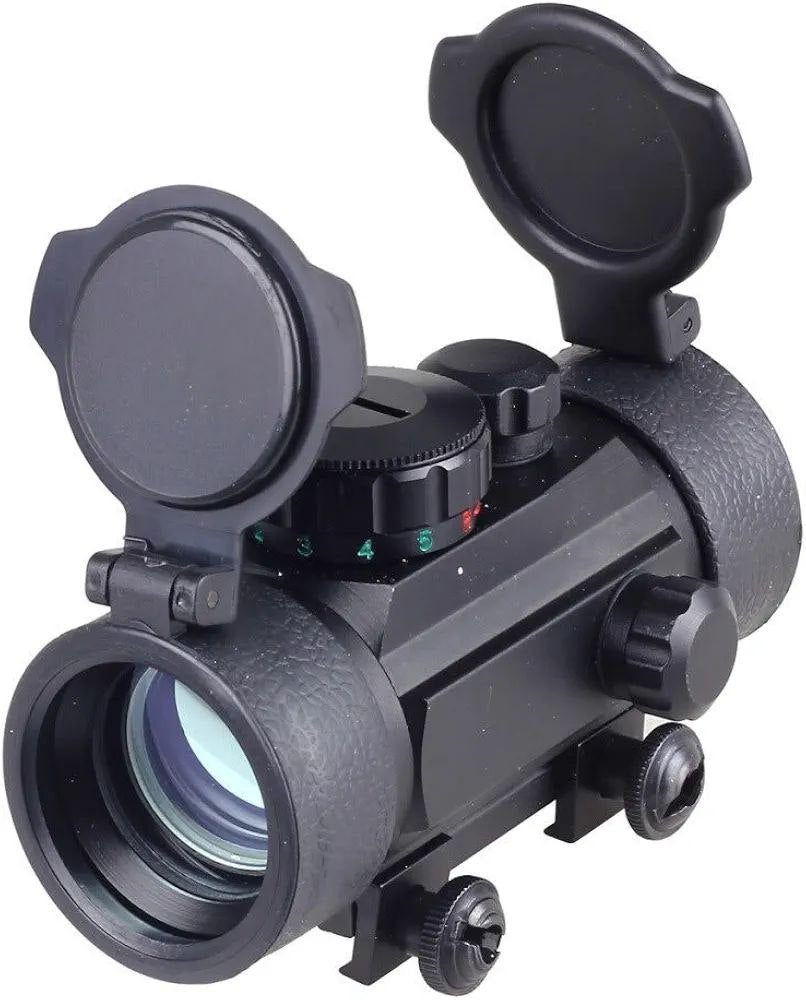 MIRA HOLO SIGHT RED GREEN DOT 20MM 1X40 PROTECCION ANTIDUST 5 RETICULAS