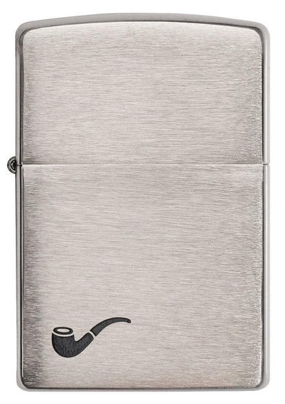 ZIPPO 200PL PIPED BRUSHED CHROME