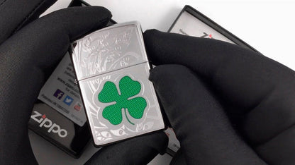 ZIPPO 24699 FOUR LEAF LUCKY CLOVER